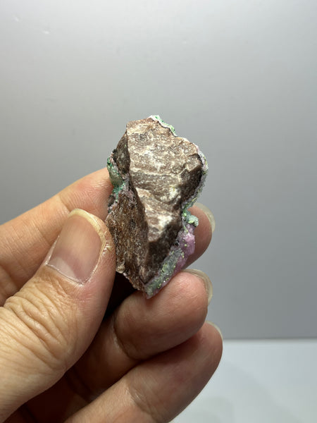 Druzy Chrysocolla With Cobaltoan Calcite Raw Crystals 16g