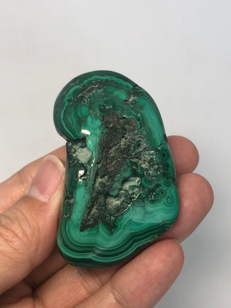 Malachite Polished Raw Crystals 100g