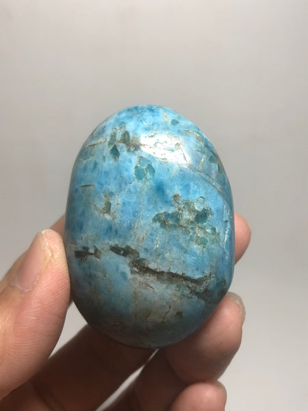 Blue Apatite Palm Stones 103g