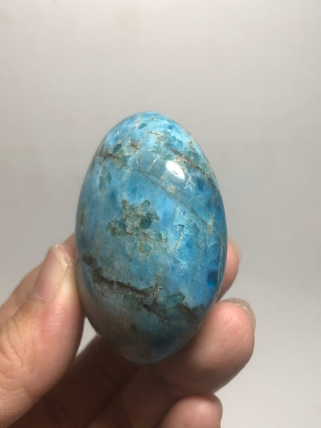 Blue Apatite Palm Stones 103g