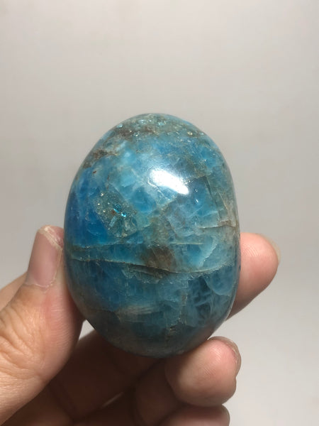 Blue Apatite Palm Stones 103g
