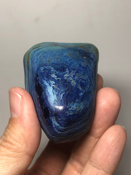Azurite Palm Stones 106g