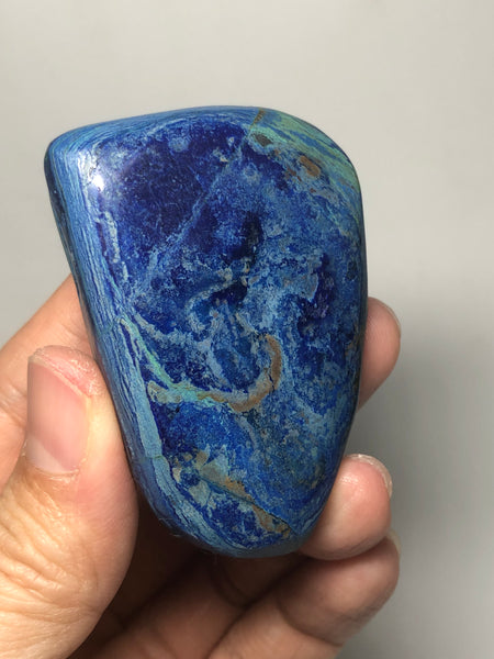 Azurite Palm Stones 106g