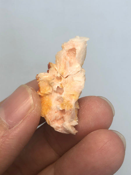 Vanadinite on Barite Raw Crystals 10g