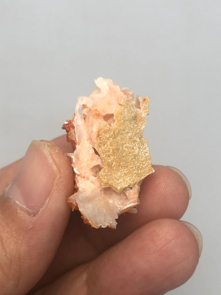 Vanadinite on Barite Raw Crystals 10g