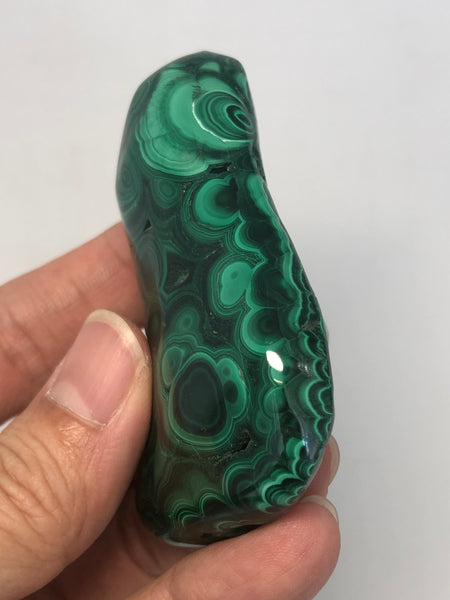 Malachite Polished Raw Crystals 111g