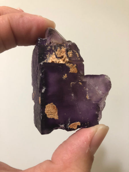 Deep Purple Cubic Flourite 112g