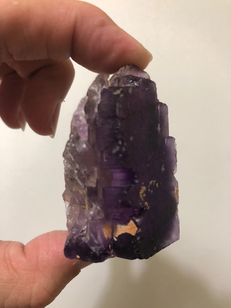 Deep Purple Cubic Flourite 112g