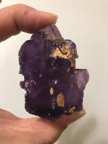 Deep Purple Cubic Flourite 112g