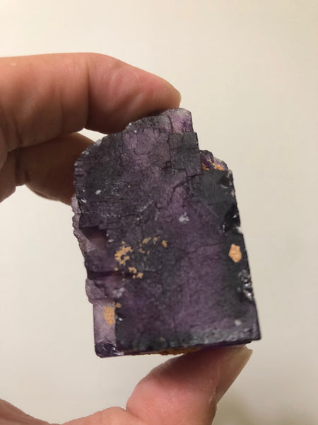 Deep Purple Cubic Flourite 112g