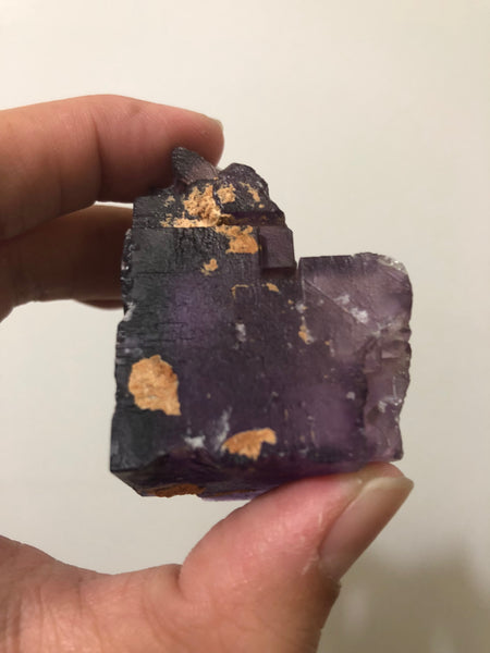 Deep Purple Cubic Flourite 112g