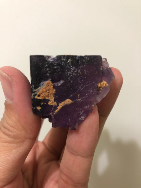 Deep Purple Cubic Flourite 112g