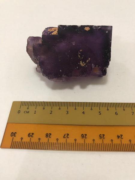 Deep Purple Cubic Flourite 112g