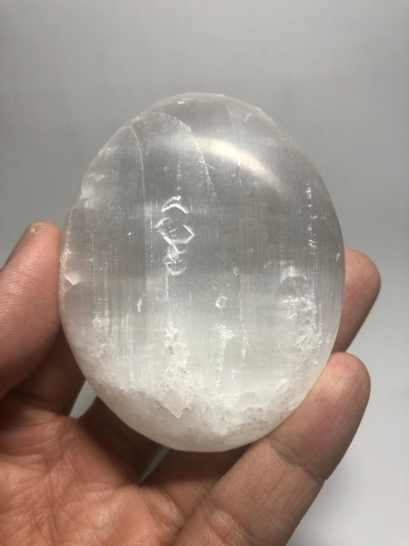 Selenite Palm Stones 112g