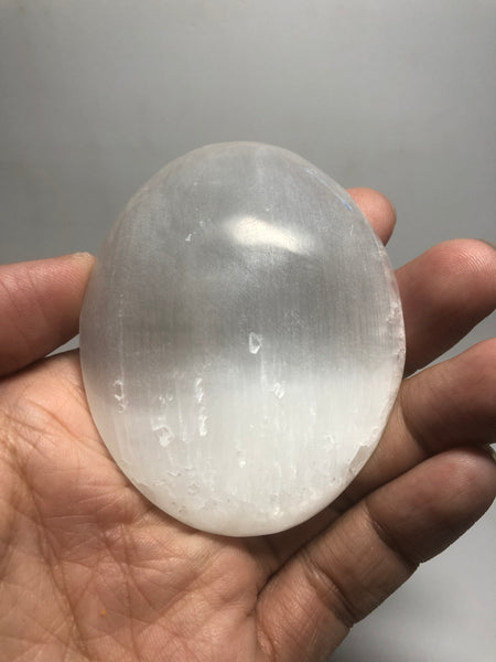 Selenite Palm Stones 112g