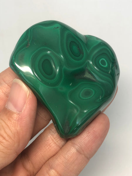 Malachite Polished Raw Crystals 114g