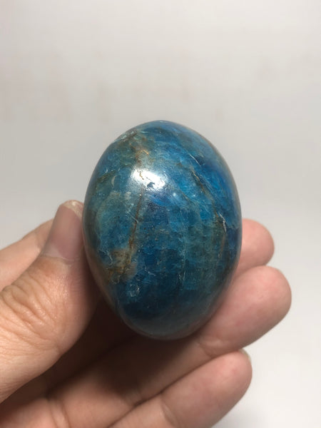 Blue Apatite Palm Stones 116g