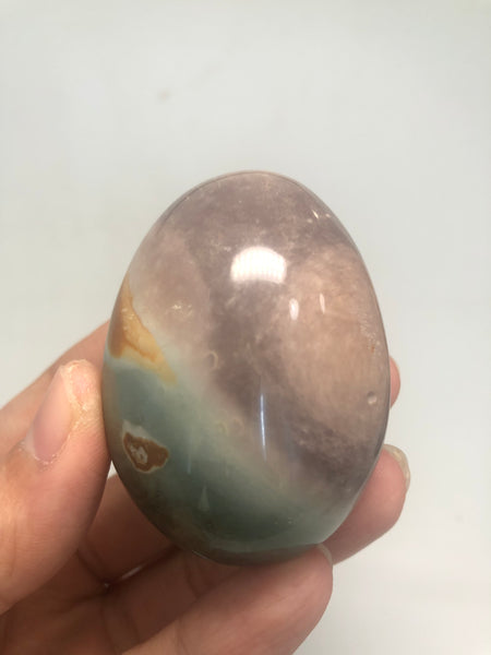 Polychrome Jasper Palm Stones 116g