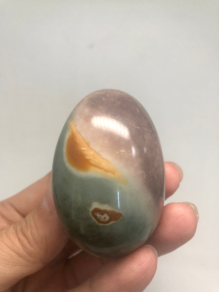 Polychrome Jasper Palm Stones 116g