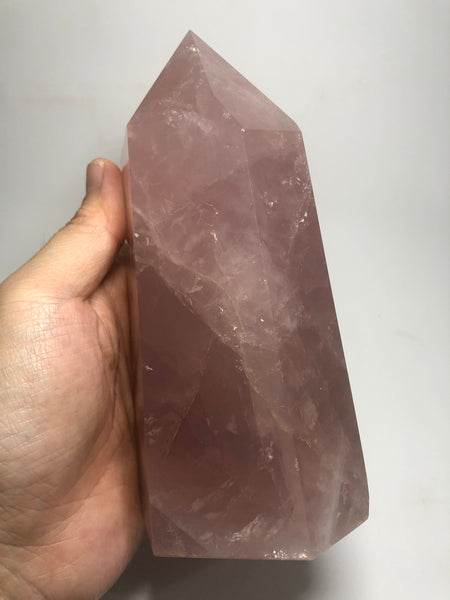 Rose Quartz Crystal Point 1180g