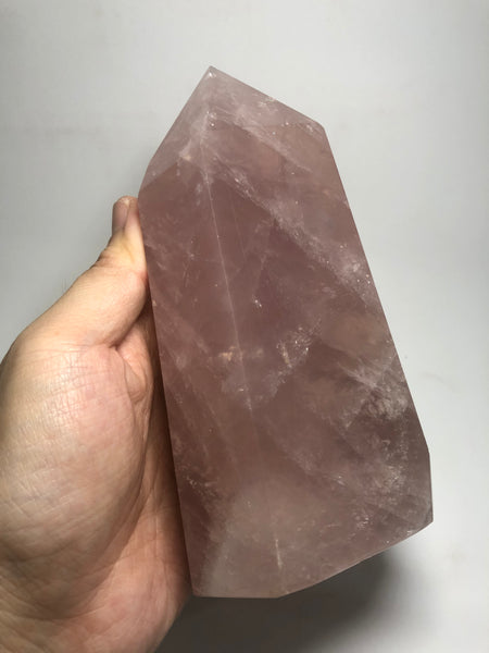 Rose Quartz Crystal Point 1180g