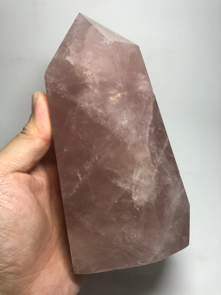 Rose Quartz Crystal Point 1180g