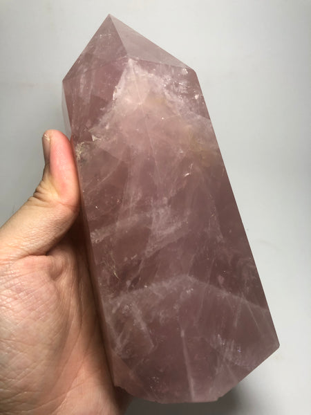 Rose Quartz Crystal Point 1180g