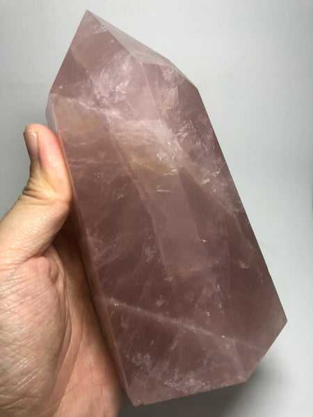 Rose Quartz Crystal Point 1180g