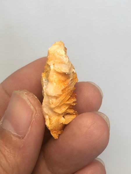 Vanadinite on Barite Raw Crystals 11g