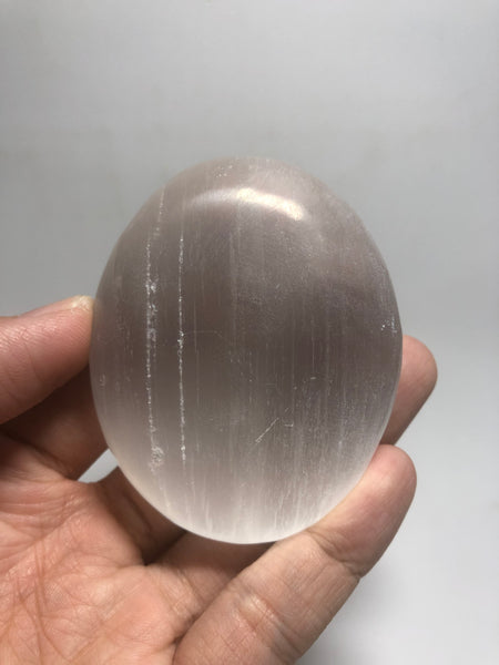 Selenite Palm Stones 120g