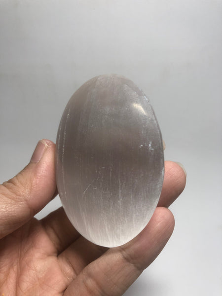 Selenite Palm Stones 120g