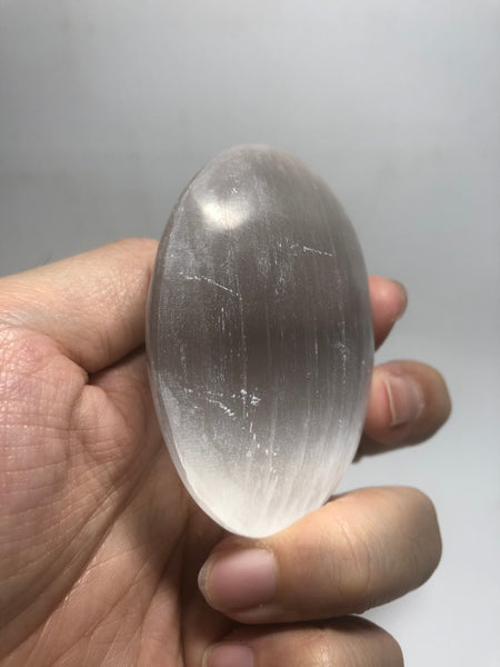 Selenite Palm Stones 120g