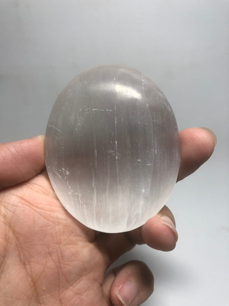 Selenite Palm Stones 120g