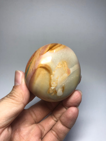 Polychrome Jasper Palm Stones 123g