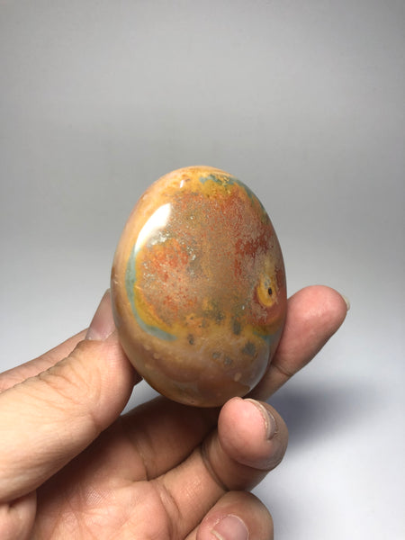 Polychrome Jasper Palm Stones 123g