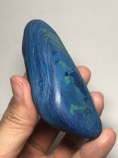 Azurite Palm Stones 124g