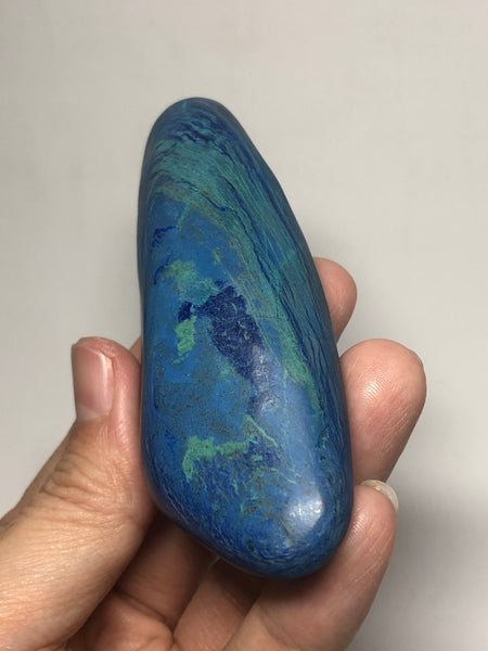 Azurite Palm Stones 124g