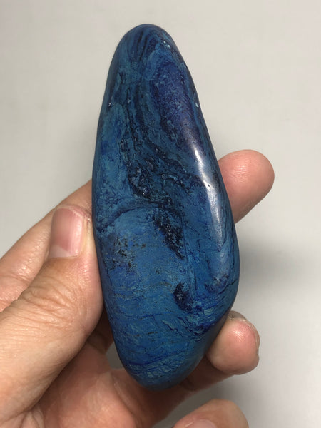Azurite Palm Stones 124g