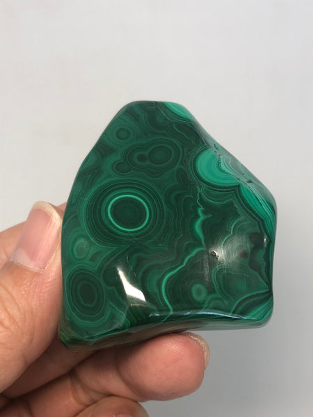 Malachite Polished Raw Crystals 124g