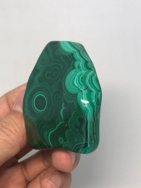 Malachite Polished Raw Crystals 124g