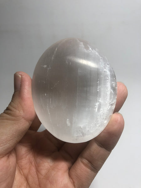 Selenite Palm Stones 124g