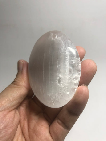 Selenite Palm Stones 124g