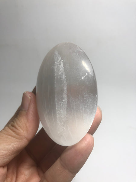 Selenite Palm Stones 124g