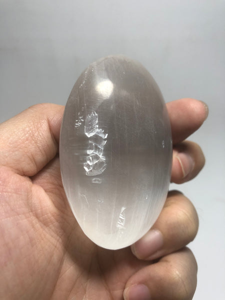 Selenite Palm Stones 124g
