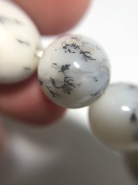 Dendritic Agate Crystal Bracelets 12mm
