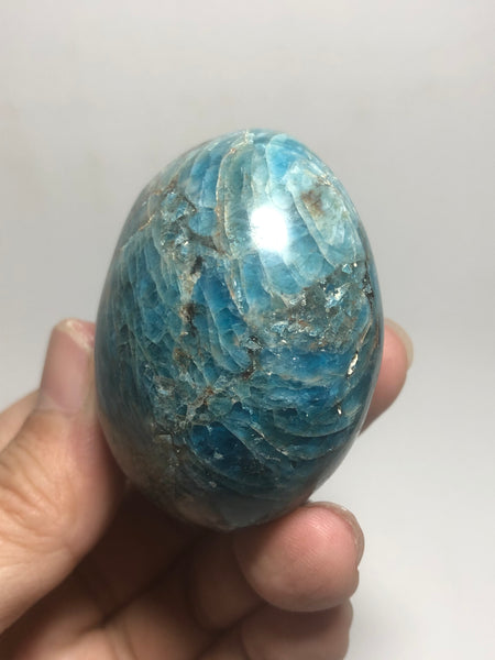 Blue Apatite Palm Stones 133g
