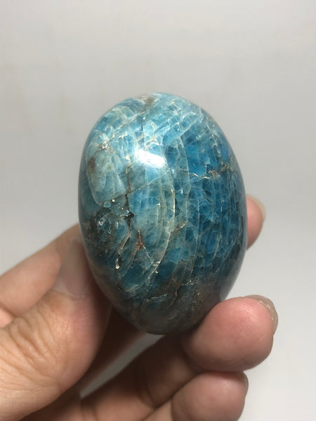 Blue Apatite Palm Stones 133g