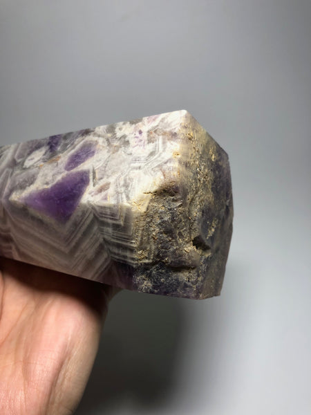 Chevron Amethyst Crystal Point 1340g