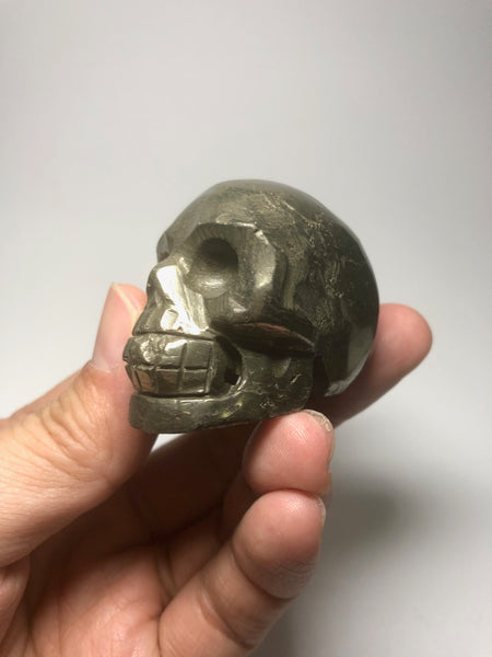 Pyrite Crystal Skull 134g