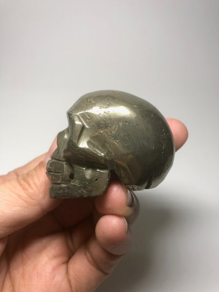 Pyrite Crystal Skull 134g